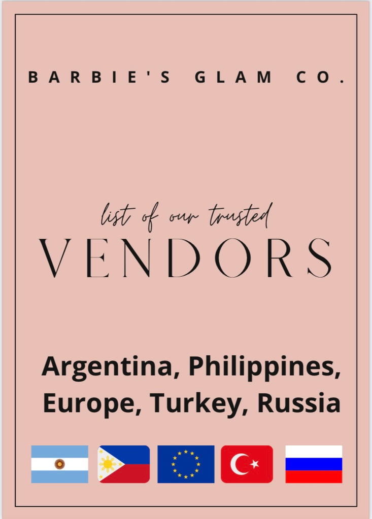 Vendor 3: Argentina, Philippines, Europe, Turkey, Russia